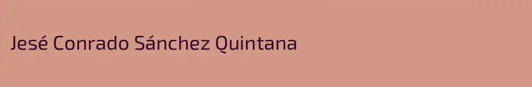 Jesé Conrado Sánchez Quintana